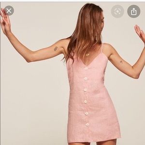 Reformation linen dress